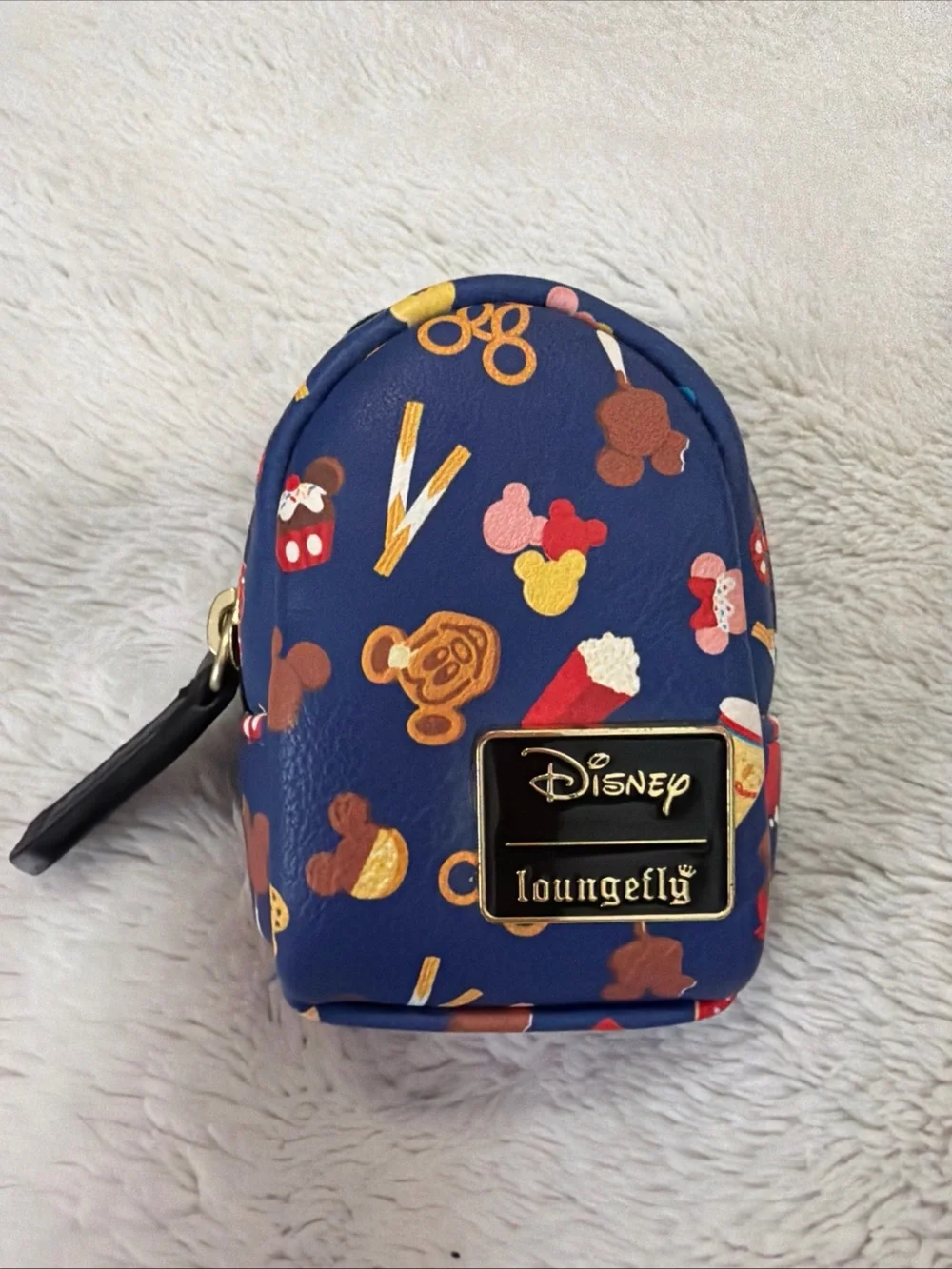 Disney Parks Nuimos Loungefly Mini Snack Themed Blue Backpack